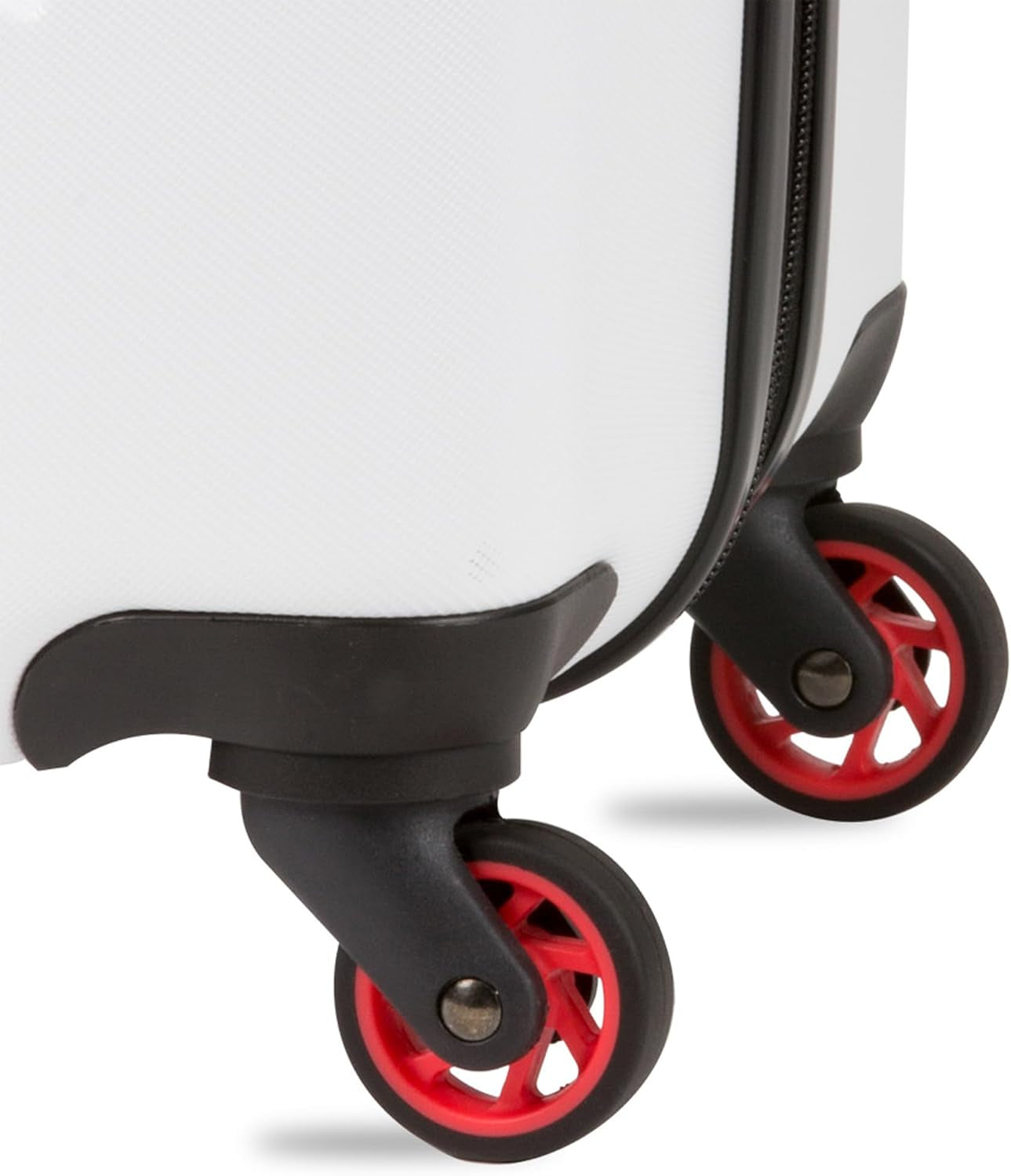 7366 Signature Hardside Expandable Luggage with Spinner Wheels, TSA Lock, White, Checked-Large 27-Inch