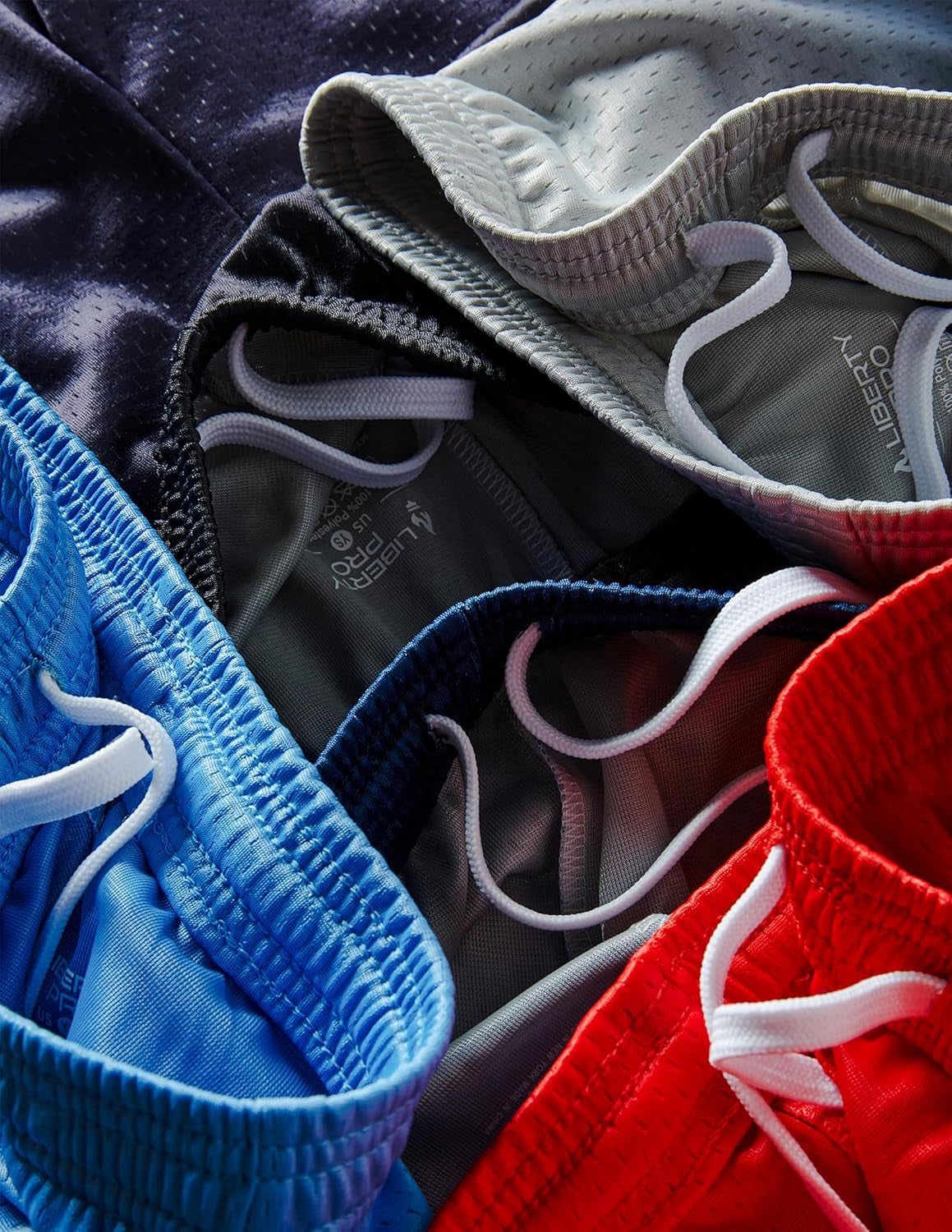 5 Pack: Mens Athletic Shorts, 9" Mesh Basketball Shorts Men Active Gym Shorts with Pockets